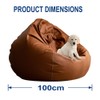 Bean Bag Chair Bean Bag Cover Without Filler Luxury Single