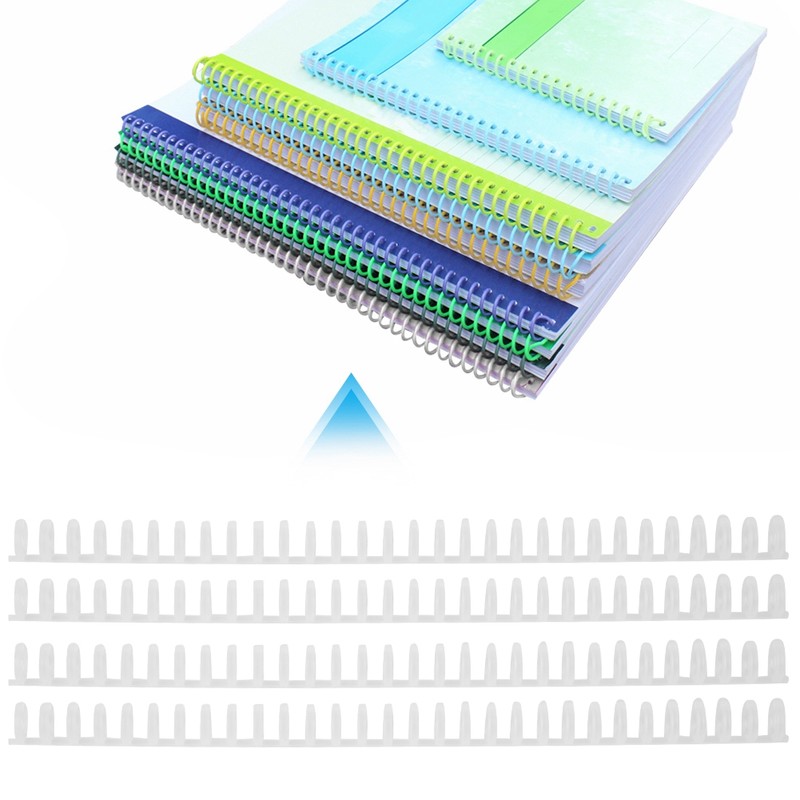 10PCs 30-Hole Binding Strip Office Supplies Environmental Craft Accessory Paper