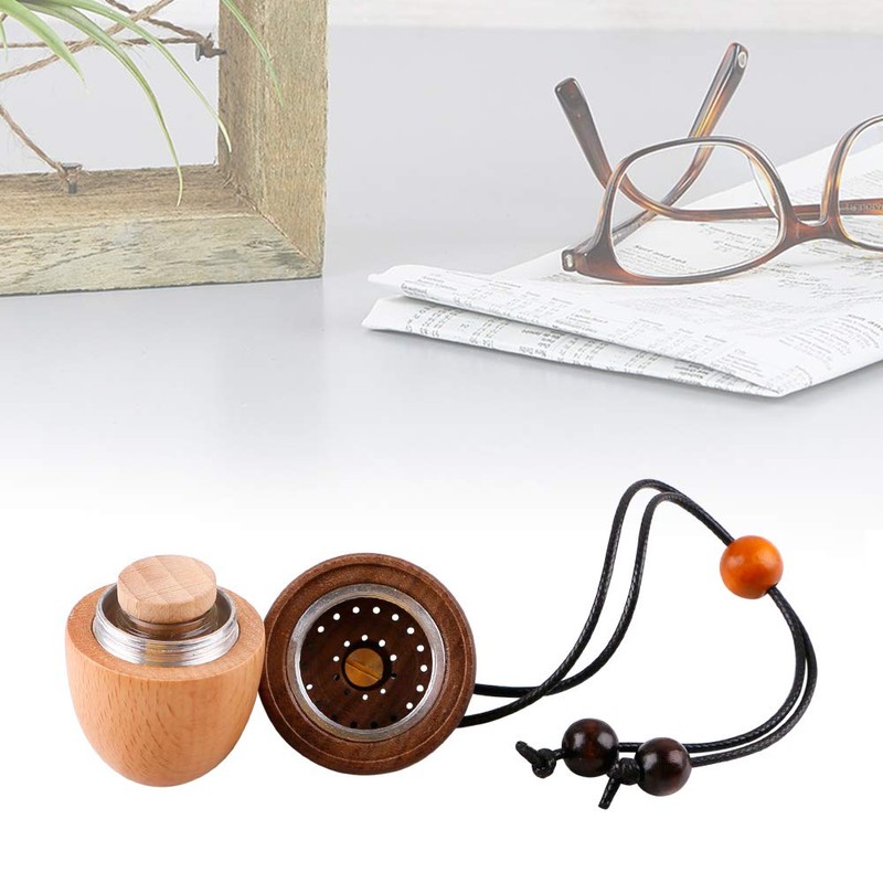 RoyAroma Wooden Acorn Essential Oil Car Diffuser Air Freshener Hang