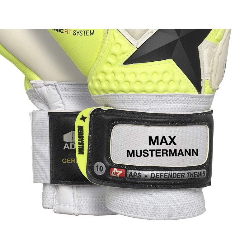 Derbystar Men APS Defender Themis Goalkeeper Gloves - Black/Yellow/White, Size