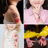 100Sheets Pink girl Temporary Tattoos Birthday Themed Party Supplies Decoration