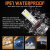 AUIMSOCO 4x 9005 9006 LED Combo Headlight Kit Bulbs 6000K