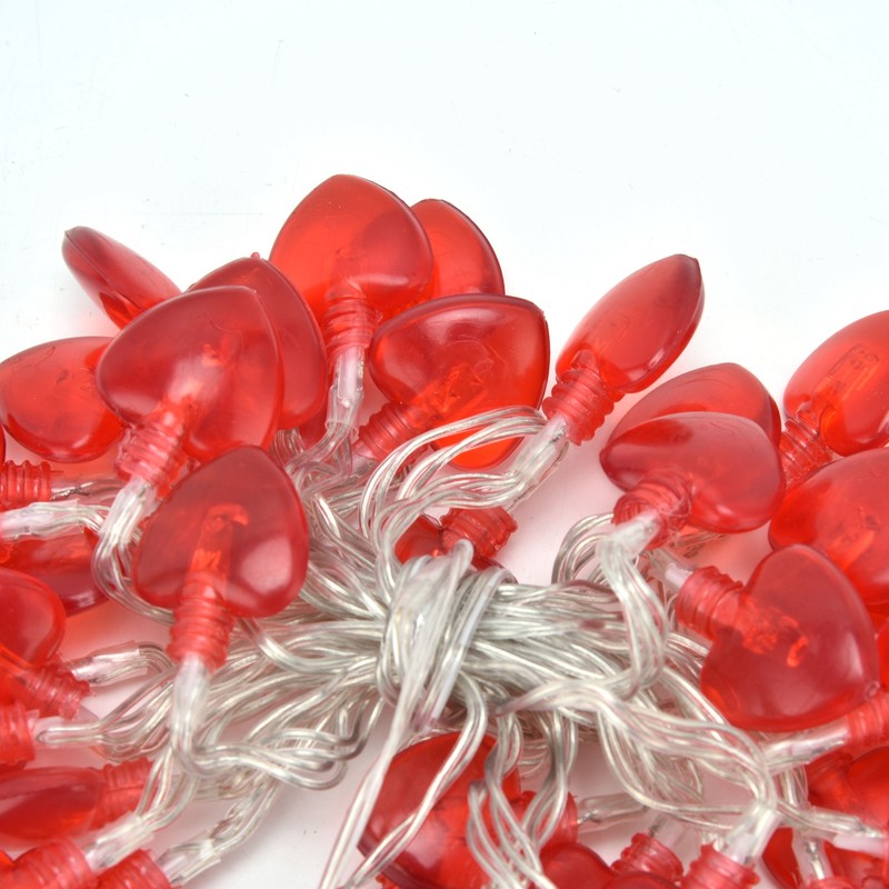 Heart Shape 20LED String Lights 2M Copper Wire Light for