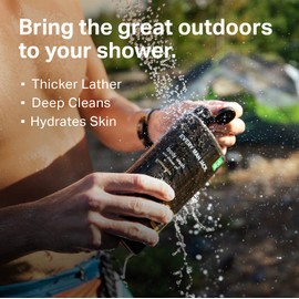 Every Man Jack Nourishing Pacific Cypress Mens Body Wash for All Skin Types - Naturally Derived Ingredients - Cleanse and Hydrate Skin with Coconut and Glycerin - 24oz 2 Bottles