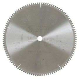 Metabo HPT 211001M 110-Teeth Tungsten Carbide Tipped 15" Triple Chip Saw Blade