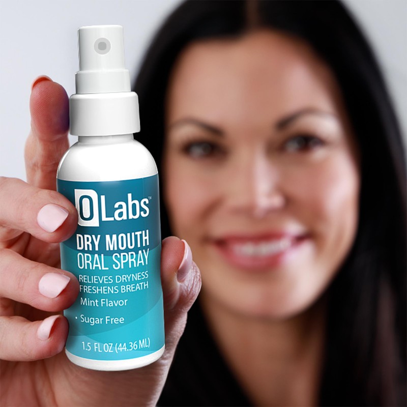 OLabs Dry Mouth Spray - Mint Flavor Breath Spray for