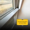 Brixwell Snap in Tilt Latch, Plastic Material, Blue White Finish,