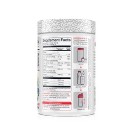 Basic SUPPLEMENTS BCAA Powder, Instantized Formula with 7g BCAAs, 2:1:1 Ratio, 450mg of Electrolytes, Sugar-Free, Vegan, Gluten-Free, Supports Muscle Recovery (30 Servings, Blueberry Lemonade)