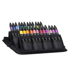Winsor & Newton, Promarker, Student Designer Wallet, Set of 24, Alcohol Based Dual Tip Markers