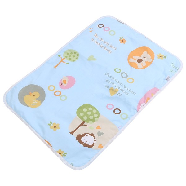 Baby Crib Mattress Pad Infant Waterproof Cotton Urine Mat Cover Diapering Sheet Protector Reusable Incontinence Bed Pads Washable Incontinence Underpads (#A)