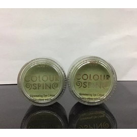 L’Oréal Colour Spin Shimmering Eye Cream GREEN PIECE - Lot Of 2, As Pictured