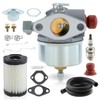 Carbbia 632795A Carburetor + Primer Bulb for Tecumseh 632046A 632078A
