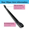 Rear Wiper Blade Arm Set Replacement for Mazda CX-5 2013-2023