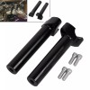 Unbranded Black 6" Straight Handlebar Risers For Harley 1" Bar