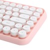 Ajazz Wireless Keyboard Bluetooth 84 Keys Retro Round Keycap Gaming