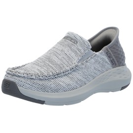 Skechers USA Men's Men's Parson-MOX Hands Free Slip-in Moccasin, Grey, 10.5