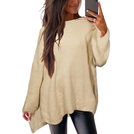 Womens Tunic Sweater Business Casual Outfits for Women Tops Teacher Clothes Winter Clothes Woman Unique Apricot S