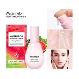 Eazerom 18 Wassermelonen-Niacinamid-Serum feuchtigkeitsspendendes Gesichtsserum zur Hautpflege, 60ml Watermelon Niacinamide Moisturize,Wassermelon Feuchtigkeitsserum