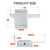 QZATTCAEN Heavy Duty Garage Door Side Lock Inside Deadlock for