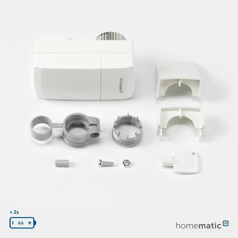 Homematic IP Compact Smart Home Radiator Thermostat, Digital Heater Thermostat,