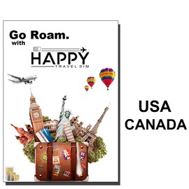 Canada, USA United States Travel SIM Card, Canada, USA United States Data Roaming SIM Card (12DAYS-12GB(Daily 1GB))