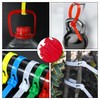 Aroono 100 Count 10 Inch Reusable Cable Ties Red –