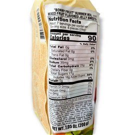 Roshen Bonny Fruit Berry, Citrus, Summer Mix Gummy Candy, Made with 25% Fruit Juice, 200grams (Variety Pack)