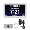 Digital Photo Frame 10in 1024x600 LCD Alarm Clock Remote Control