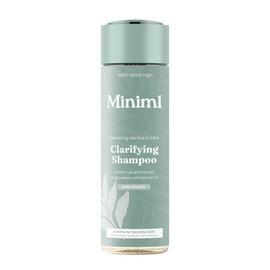 Miniml Clarifying Shampoo - Refreshing Tea Tree & Mint 400ml, 99.6% Natural, Vegan & Cruelty-Free Shampoo for Oily Hair & Scalp