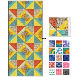 Your Choice Microfiber Beach Towels, Quick Dry, Sand Free Towel, Oversized 78x35 Inch - Splicing Bohemia