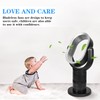 Simple Deluxe Portable Bladeless Tower Fan, 10 Speeds Settings, 10-Hour