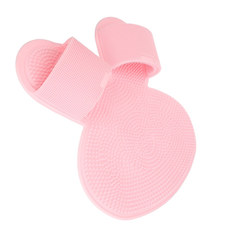Foot Scrubber Shower Mat with Strong Suction Cups Prevent Slip