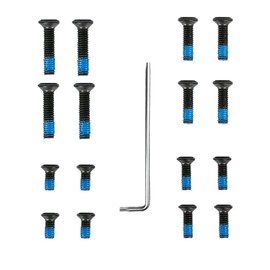 M3 Red Dot Screw Kit with T10 Installation Wrench, Compatible with RMSc/Holosun EPS Carry/ 407k/ 507k/ SCS, 10.9 Grade Carbon Steel, Black Oxidation Treated with Blue Anti Loosening Adhesive