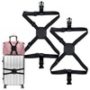 Suitcase Strap, Luggage Strap Strap, Elasticity Suitcase Strap, Cross, Black