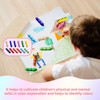 Washable Crayons 12 Colours Safe Non-Toxic Drawing Crayons for Beginners