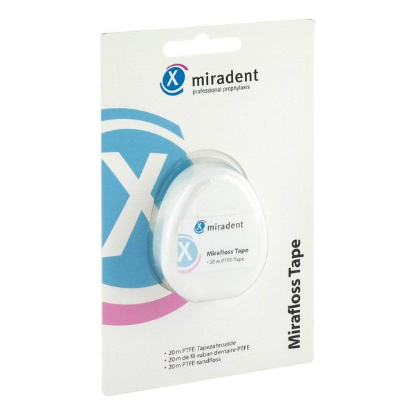 Miradent Dental Floss Mirafloss Tape Teflon Coating