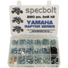 SPECBOLT YAMAHA Raptor Bolt Kit 50 80 90 250 350 600 660 700 ATV body engine plastic kit