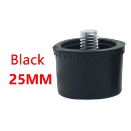 MiJunHD Rubber Mallet Double Face 2 Pcs Black 25mm Hammer Head Tap Work Glazing Window Beads Non-Marking Nylon Head Tool for DIY Projects Crafts Woodworking and Flooring Installation Slabs Paving