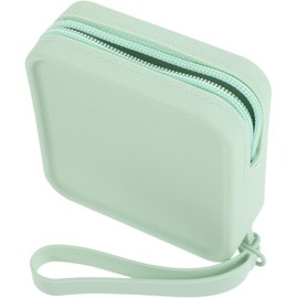 Bolsa de Silicona Portable para Almacenamiento de Toallas Sanitarias y Tampones Ligera Adecuado para Viaje y Organización Personal Femenina