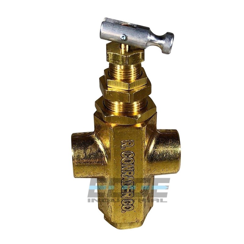 conrader Pilot Cross Unloader Valve MOUNTING BOSS AIR Compressor, 1/4"