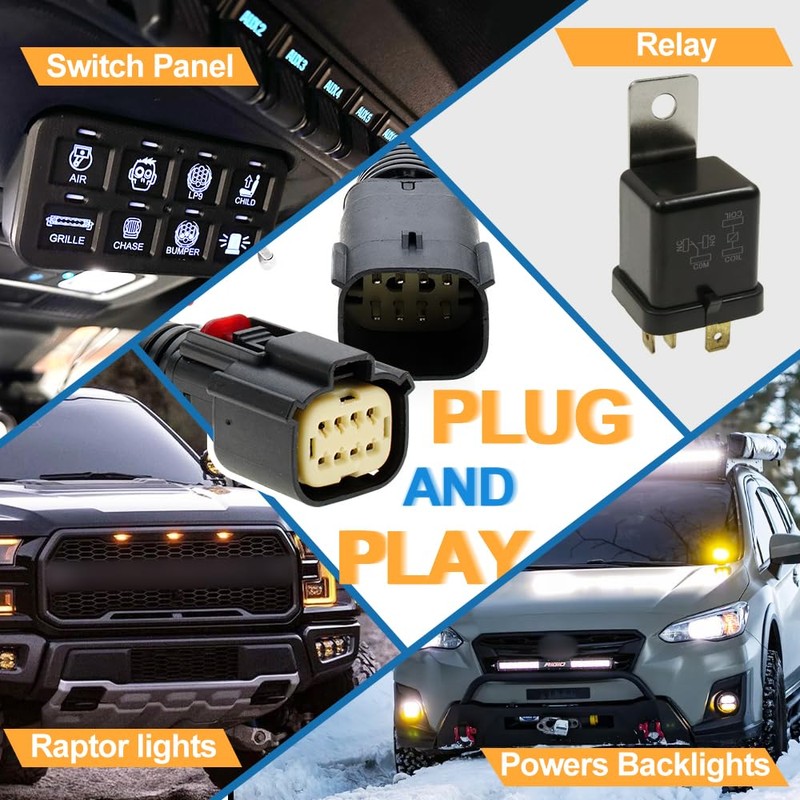 Parking Light Adapter to LED Headlight Only Plug n Play