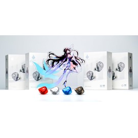 Hidizs MS1-Galaxy High Performance HiFi In-Ear Monitor IEM Wired Headphones with Dynamic Dual Magnetic Circuit Drivers Over-Ear Headphones, Black (Without MIC)