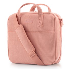 Sturdy 3-Ring Zipper Binder with Shoulder Strap for School – Beautiful 2-Inch Zip-Up Binder with Extra Pockets Holds 500 Sheets, Books & Laptop – Easy-to-Carry Trapper Keeper Made of Premium Fabric