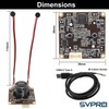 SVPRO 5MP USB Camera Module with Microphone for Computer,Ultra Wide