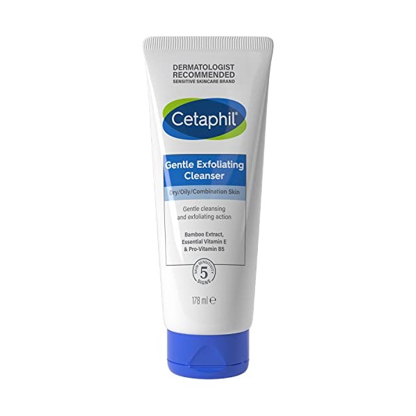 Cetaphil Face Scrub 178ml, Gentle Exfoliating Cleanser, For Dry, Oil & Combination Skin (Packaging May Vary)