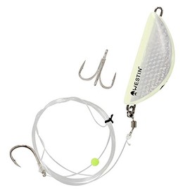 Westin Halibut Anti Twist - Natural Bait Assembly for Halibut, Bait Fish System for Sea Fishing, Sea System for Halibut Fishing, Colour: Glow, Weight: 450 g