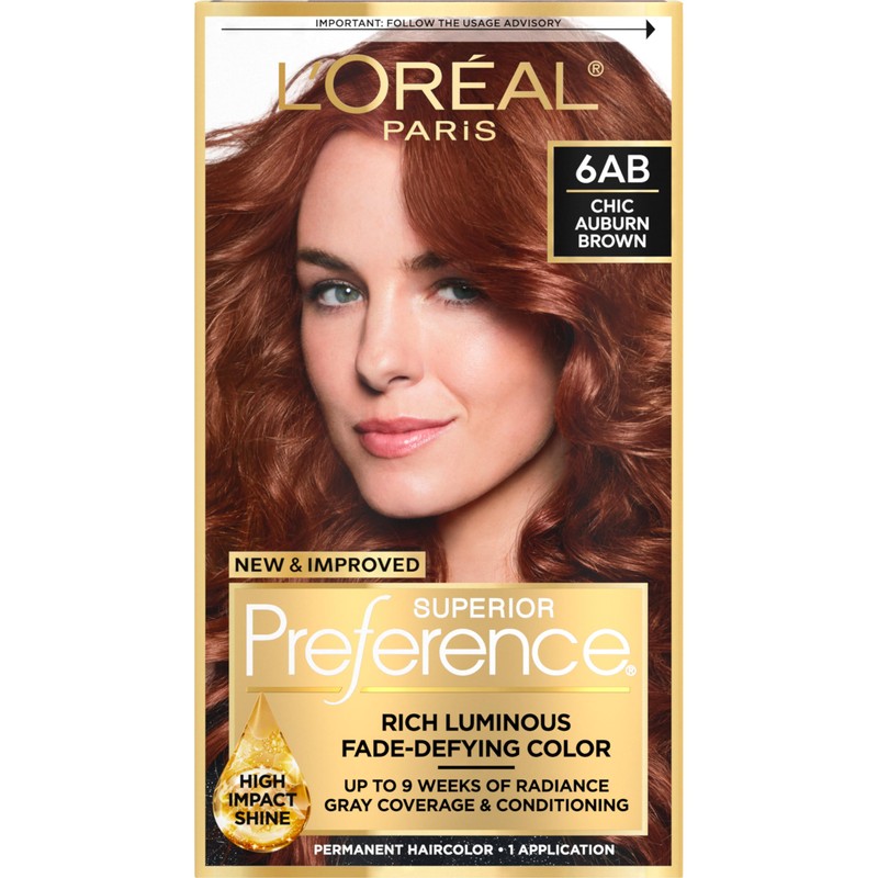 L'Oreal Paris Superior Preference Luminous Fade-Defying Permanent Hair Color, Hair