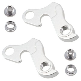 2PCS Bicycle Tail Hook Derailleur Hanger Bike Rear Derailleur Hanger Bike Derailleur Hanger for Adapter Replace Part Frame Mountain Road Racing Cycling