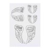 4 x 'Angel Wings' Temporary Tattoos - Water Resistant, Skin-Safe,