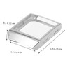 Mikinona TPU Watch Frame Protector Case Silver Protective Cover Fingerprint